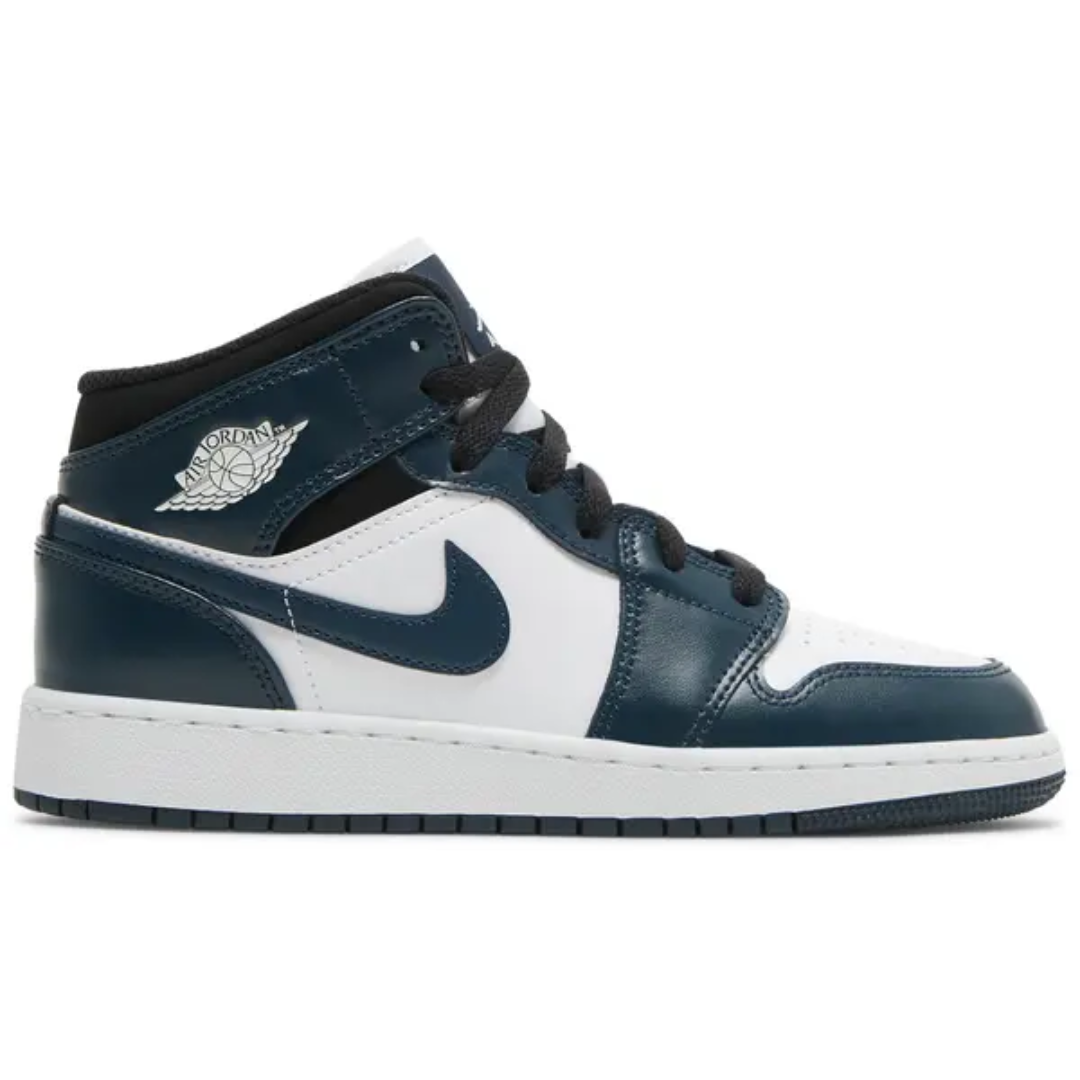 Nike Air Jordan 1 Mid Armory Navy Youth