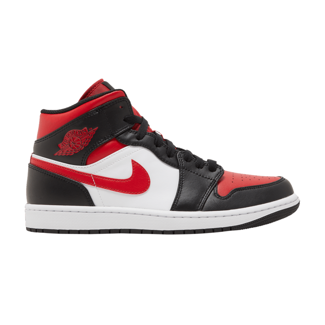 Nike Air Jordan 1 Mid Bred Toe 2022