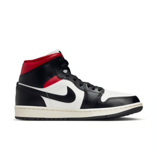 Nike Air Jordan 1 Mid Gym Red Panda Womens