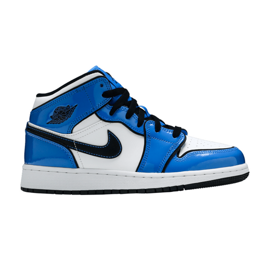 Nike Air Jordan 1 Mid SE Signal Blue Youth