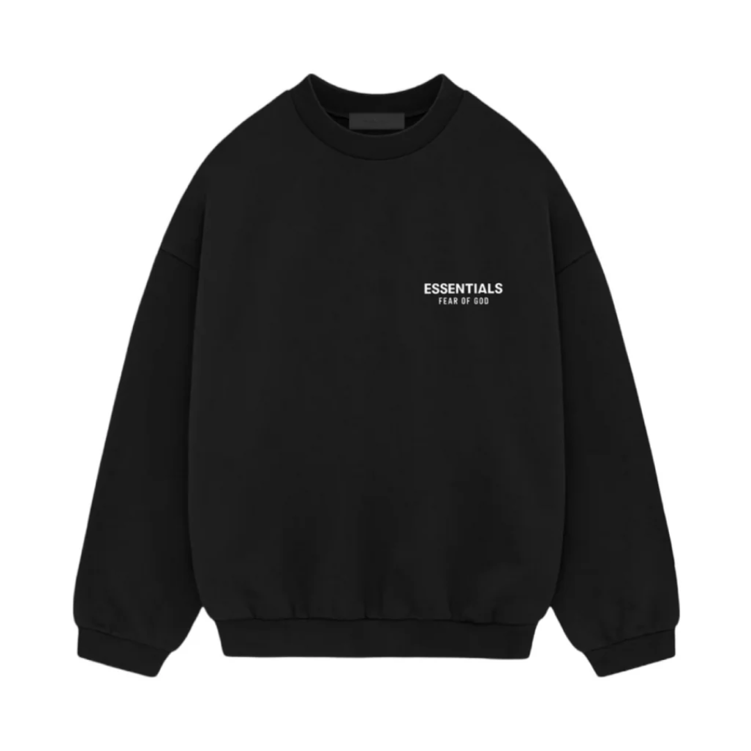 Fear of God FOG Essentials HOLIDAY24 Crewneck Black