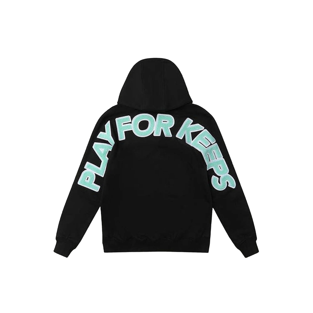 Geedup Play For Keeps Hoodie Black Teal