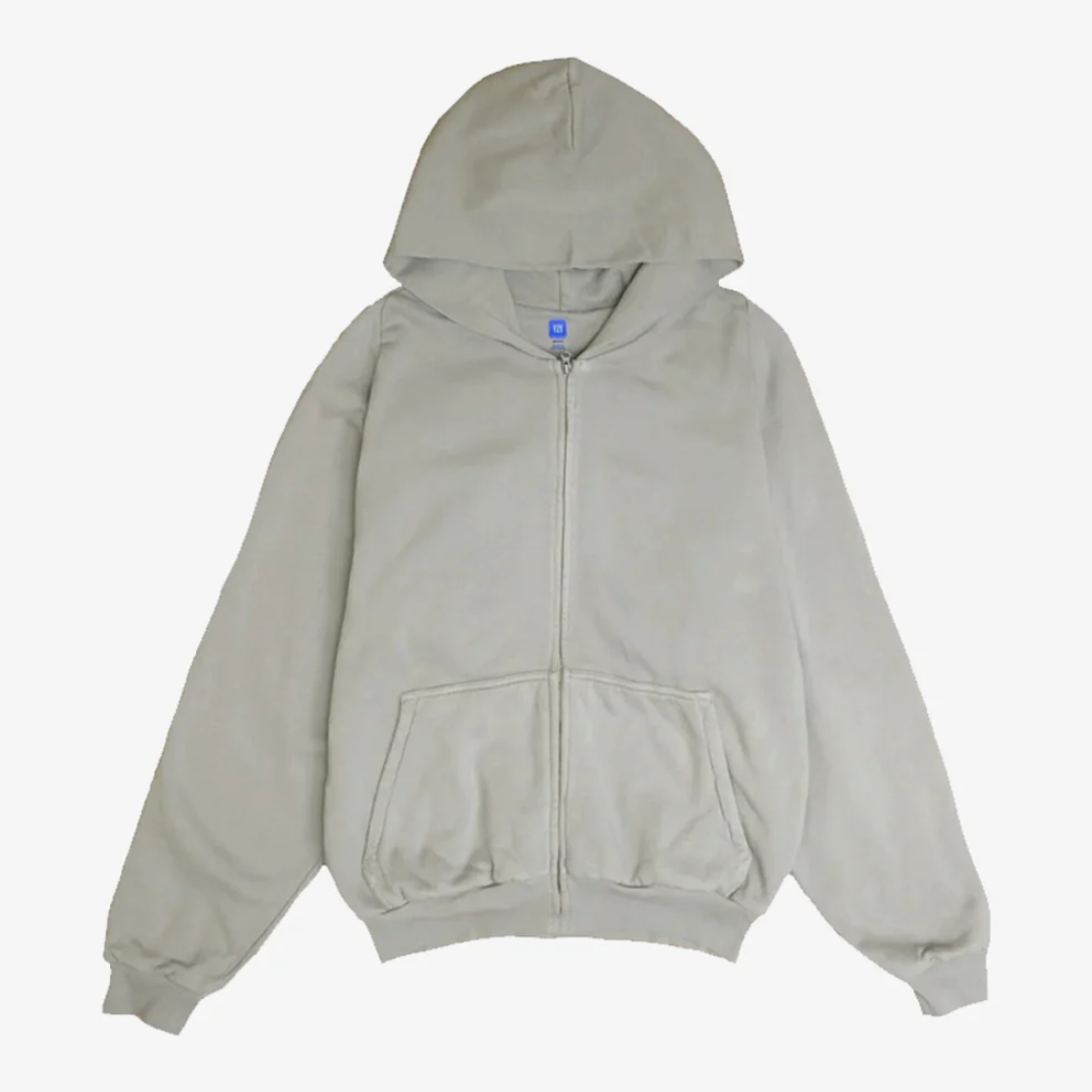 Yeezy x Gap Zip Up Hoodie Light Grey