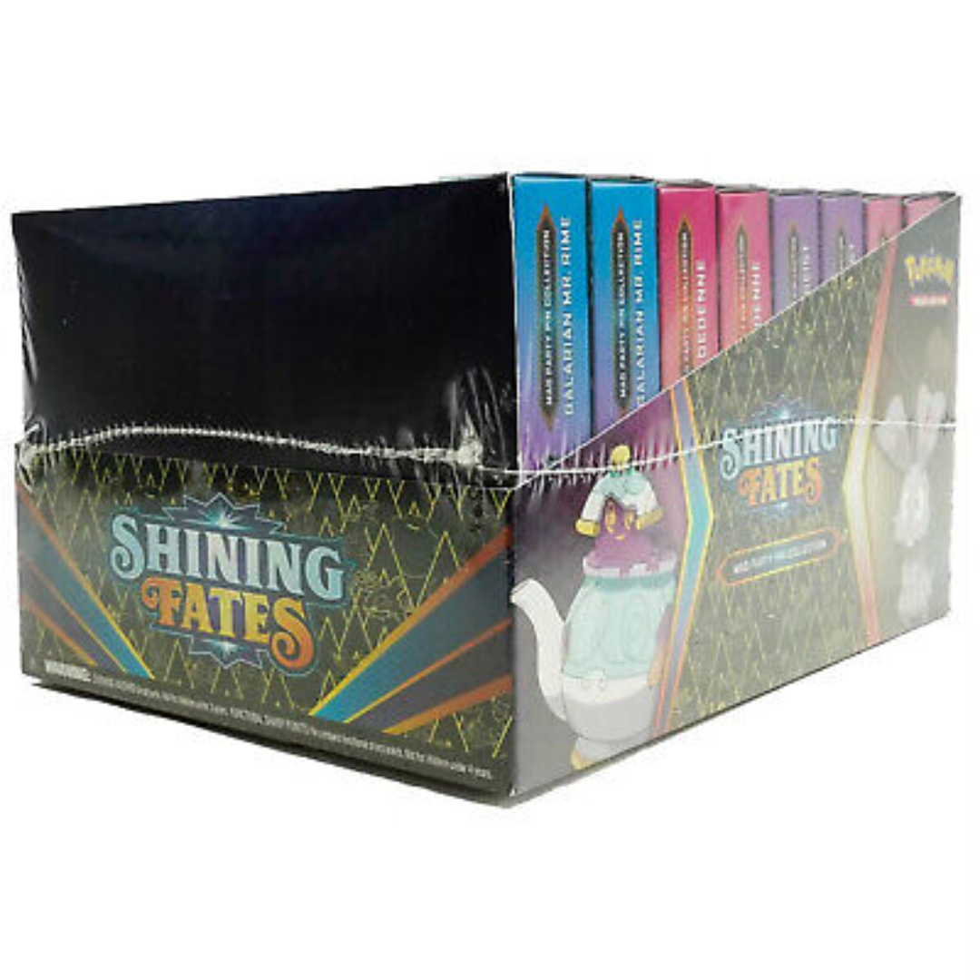 Pokemon TCG Shining Fates Mad Party Pin Collection