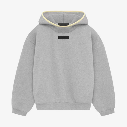 Fear of God FOG Essentials FW24 Hoodie Chest Patch Logo Light Oatmeal