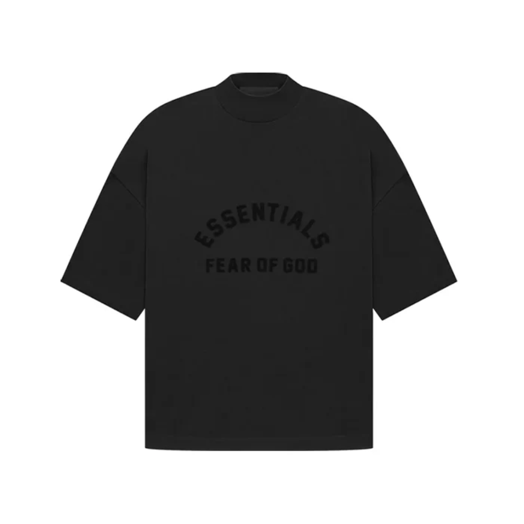 Fear of God FOG Essentials SS23 Arch Logo Tee Jet Black