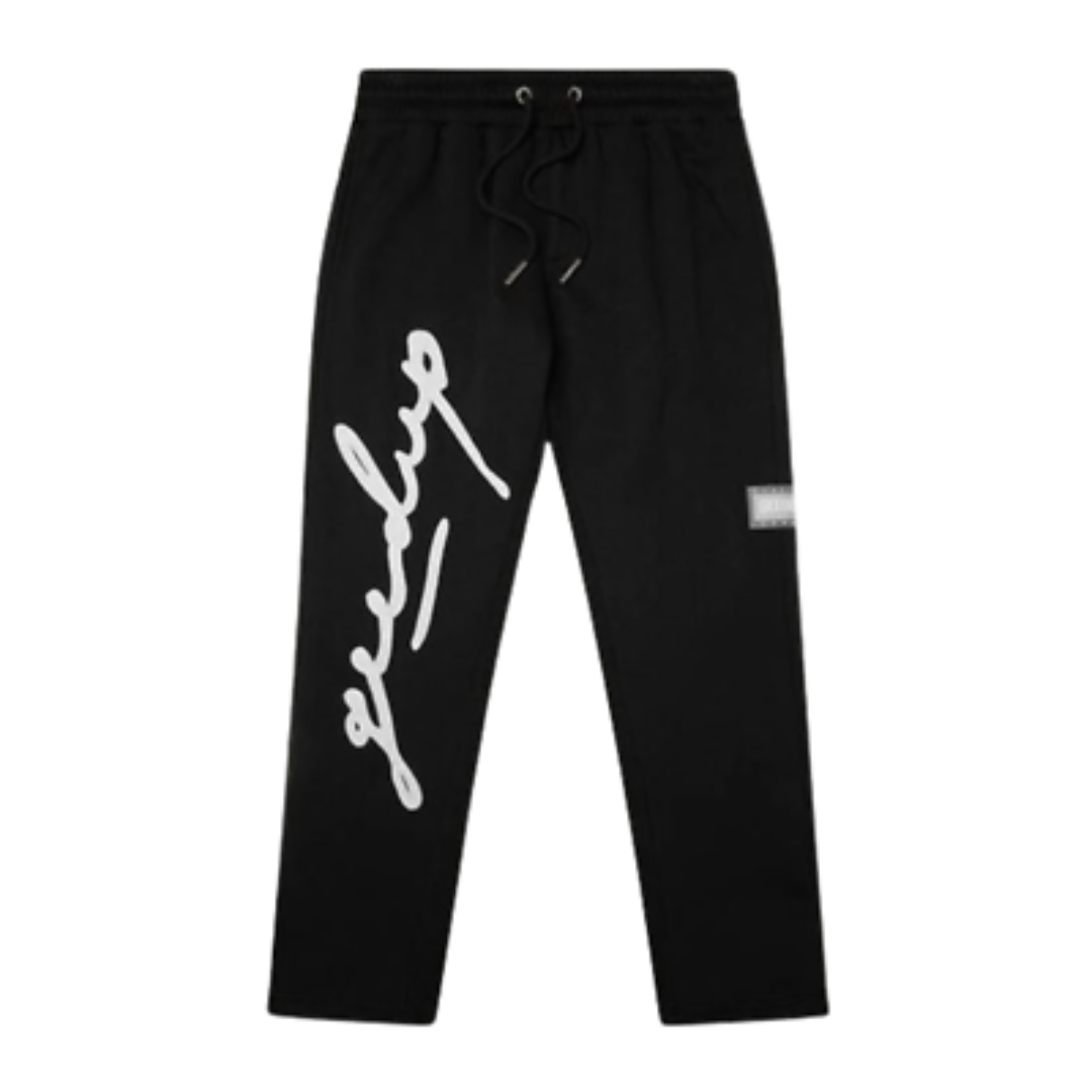 Geedup Signature Sweat Pants Black White