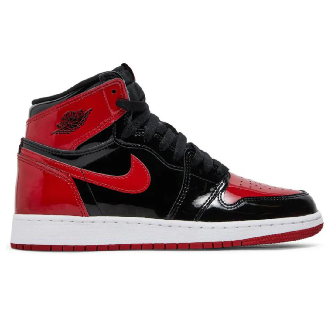 Nike Air Jordan 1 High Retro Patent Bred Youth