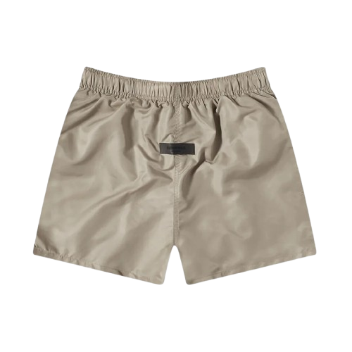 Fear of God FOG Essentials SS22 Running Shorts Desert Taupe