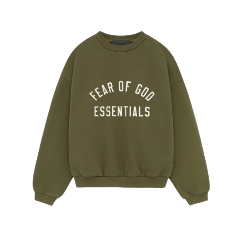 Fear of God FOG Essentials FALL24 Crewneck Military