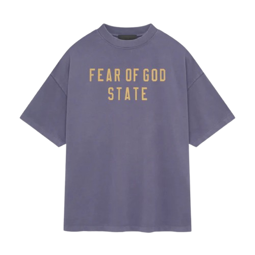 Fear of God FOG Essentials FALL24 Heavy Crewneck Tee Lavender