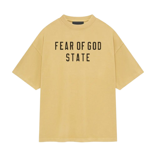 Fear of God FOG Essentials FALL24 Heavy Crewneck Tee Amber