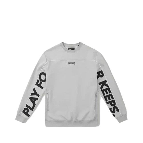 Geedup Play For Keeps Crewneck Grey Black