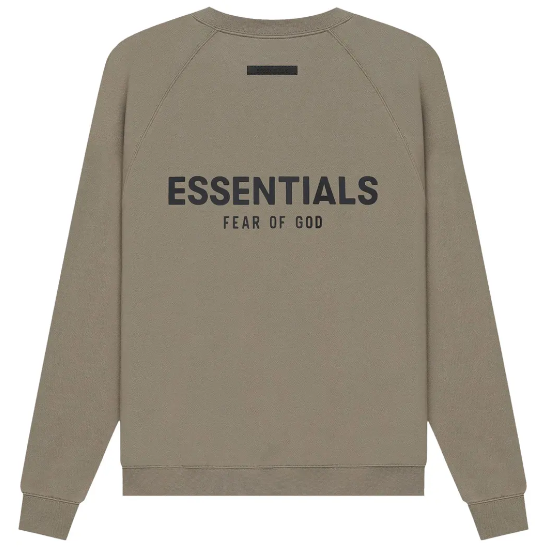 Fear of God FOG Essentials SS21 Crewneck Taupe