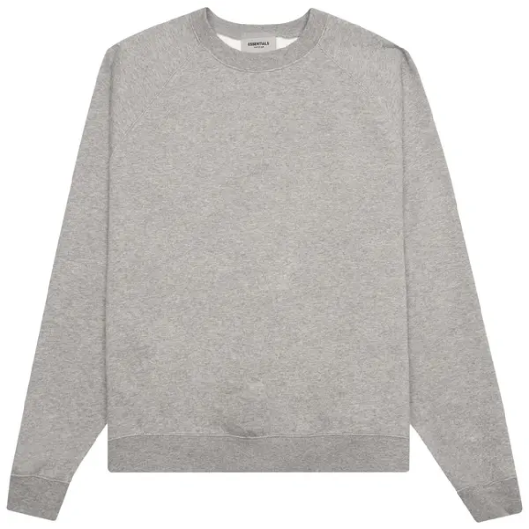 Fear of God FOG Essentials SS21 Crewneck Heather Oatmeal