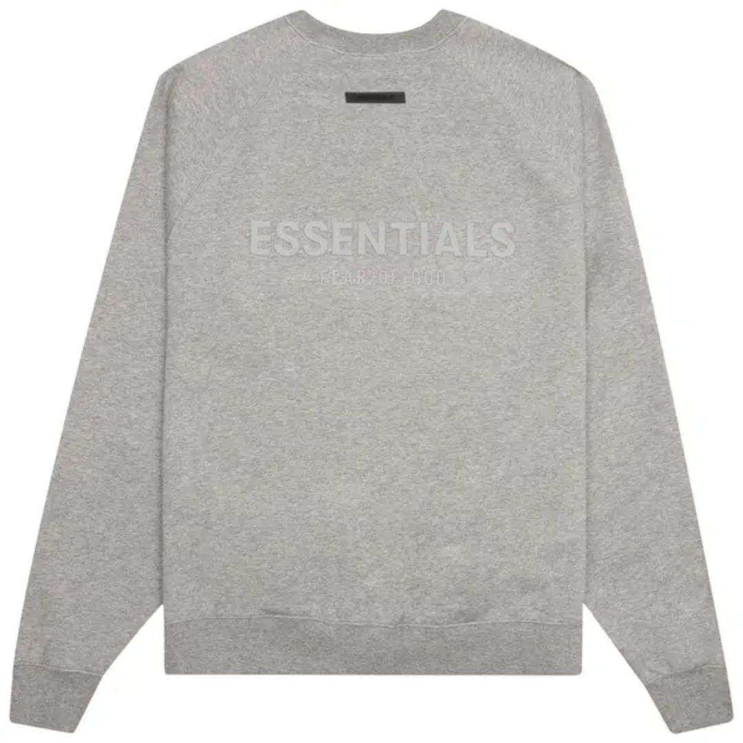 Fear of God FOG Essentials SS21 Crewneck Heather Oatmeal