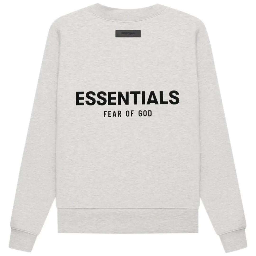 Fear of God FOG Essentials SS22 Crewneck Light Oatmeal