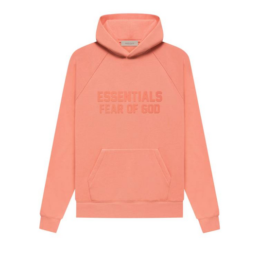 Fear of God FOG Essentials FW22 Hoodie Coral