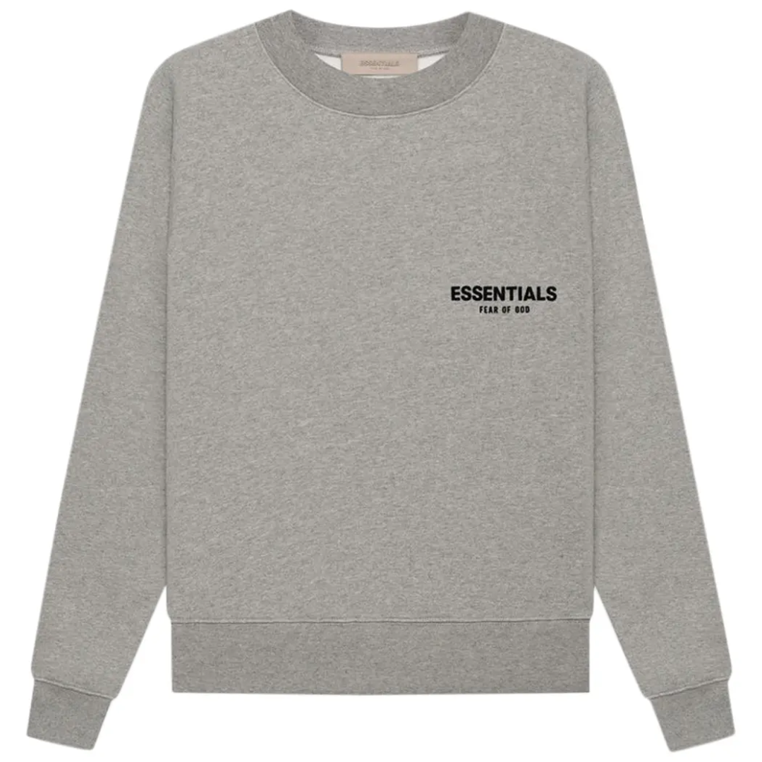 Fear of God FOG Essentials SS22 Crewneck Dark Oatmeal