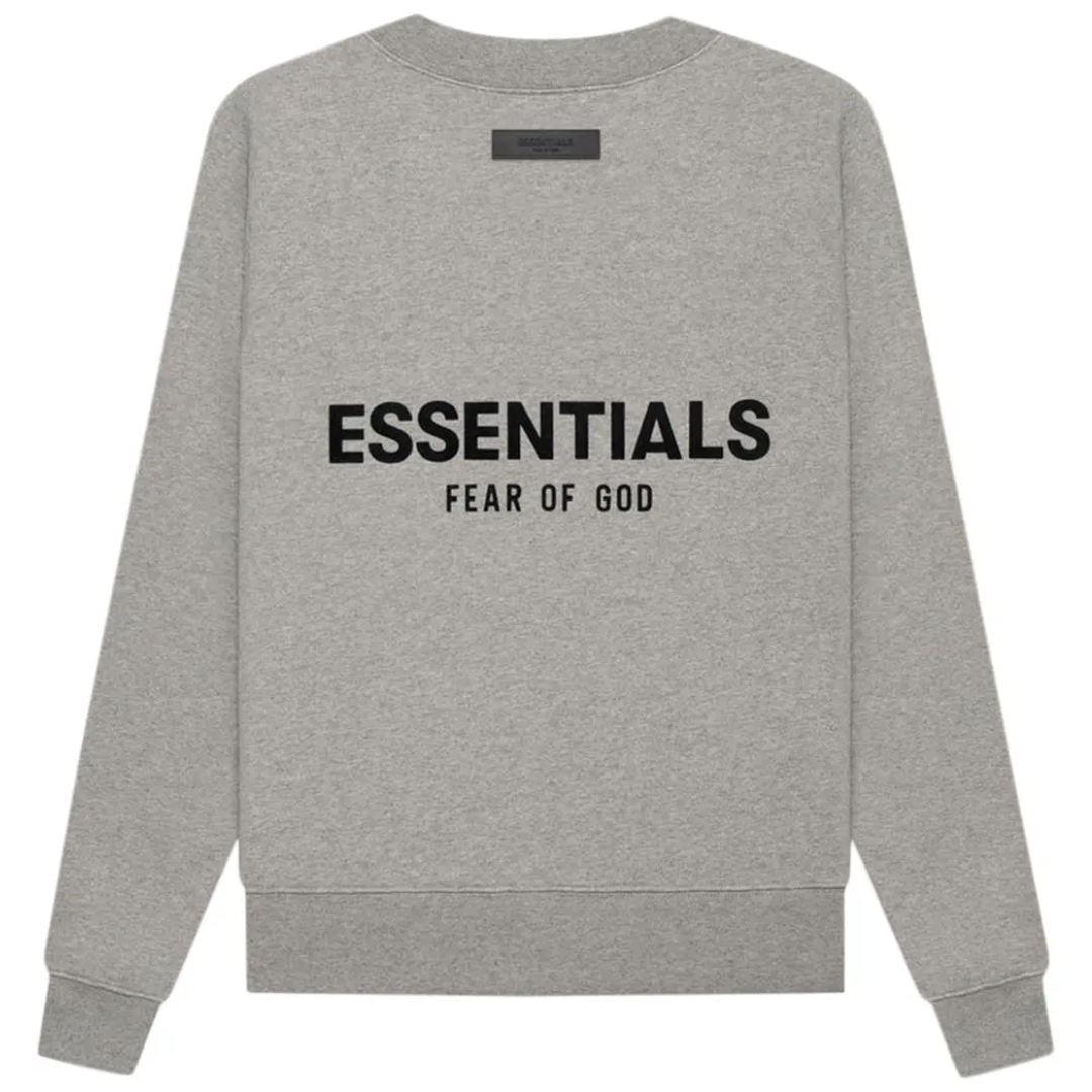 Fear of God FOG Essentials SS22 Crewneck Dark Oatmeal