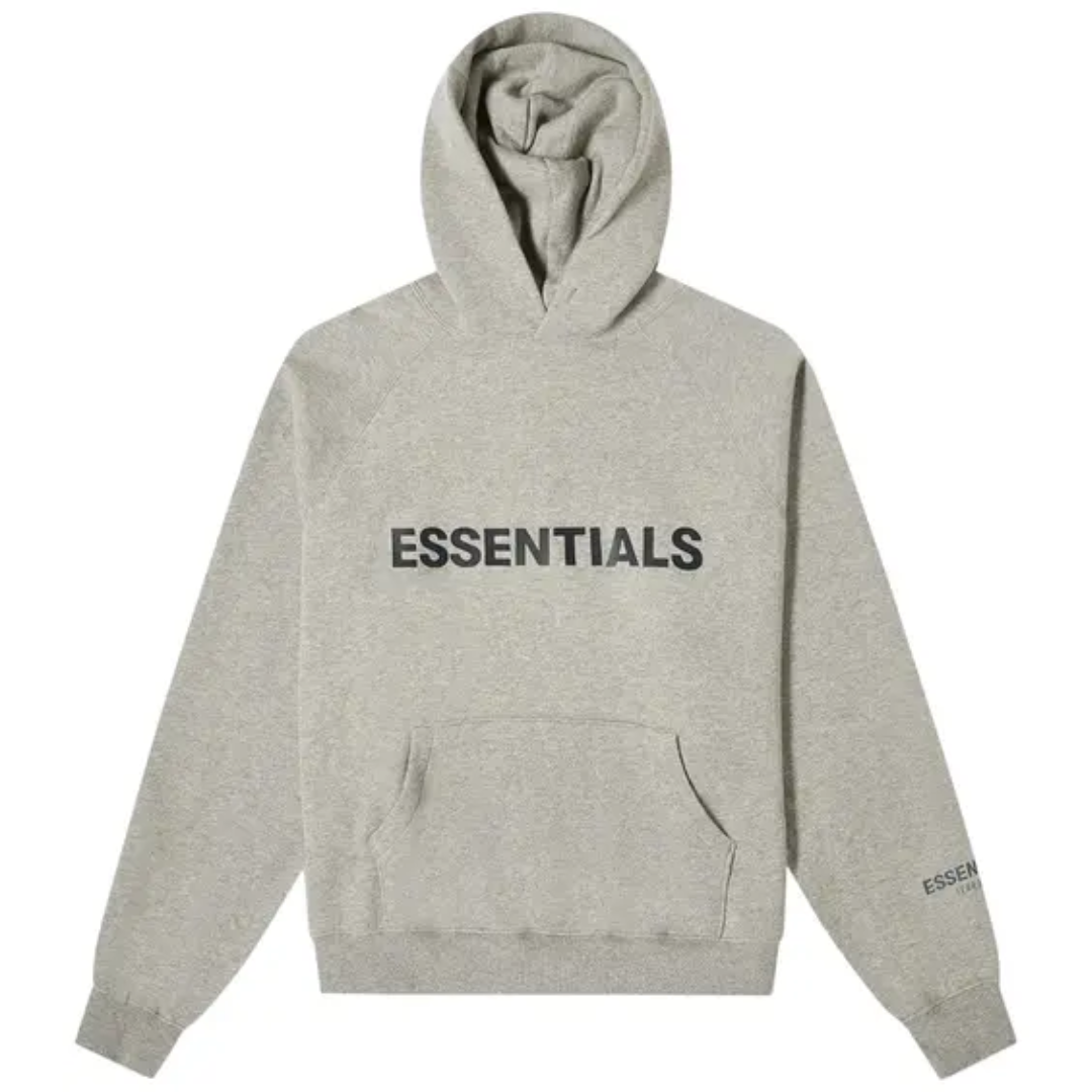 Fear of God FOG Essentials FW20 Hoodie Dark Heather Oatmeal