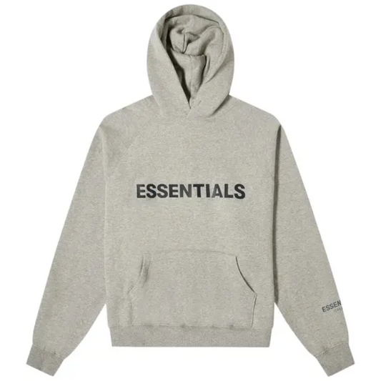 Fear of God FOG Essentials FW20 Hoodie Dark Heather Oatmeal