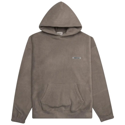 Fear of God FOG Essentials FW20 Polar Fleece Hoodie Taupe