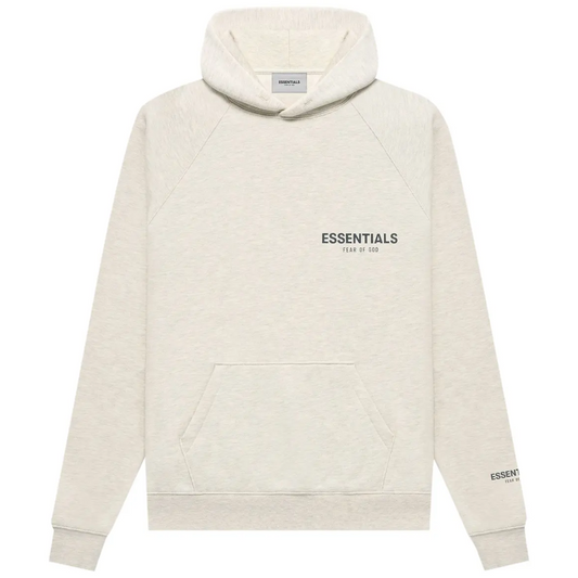 Fear of God FOG Essentials FW21 Hoodie Light Heather Oatmeal