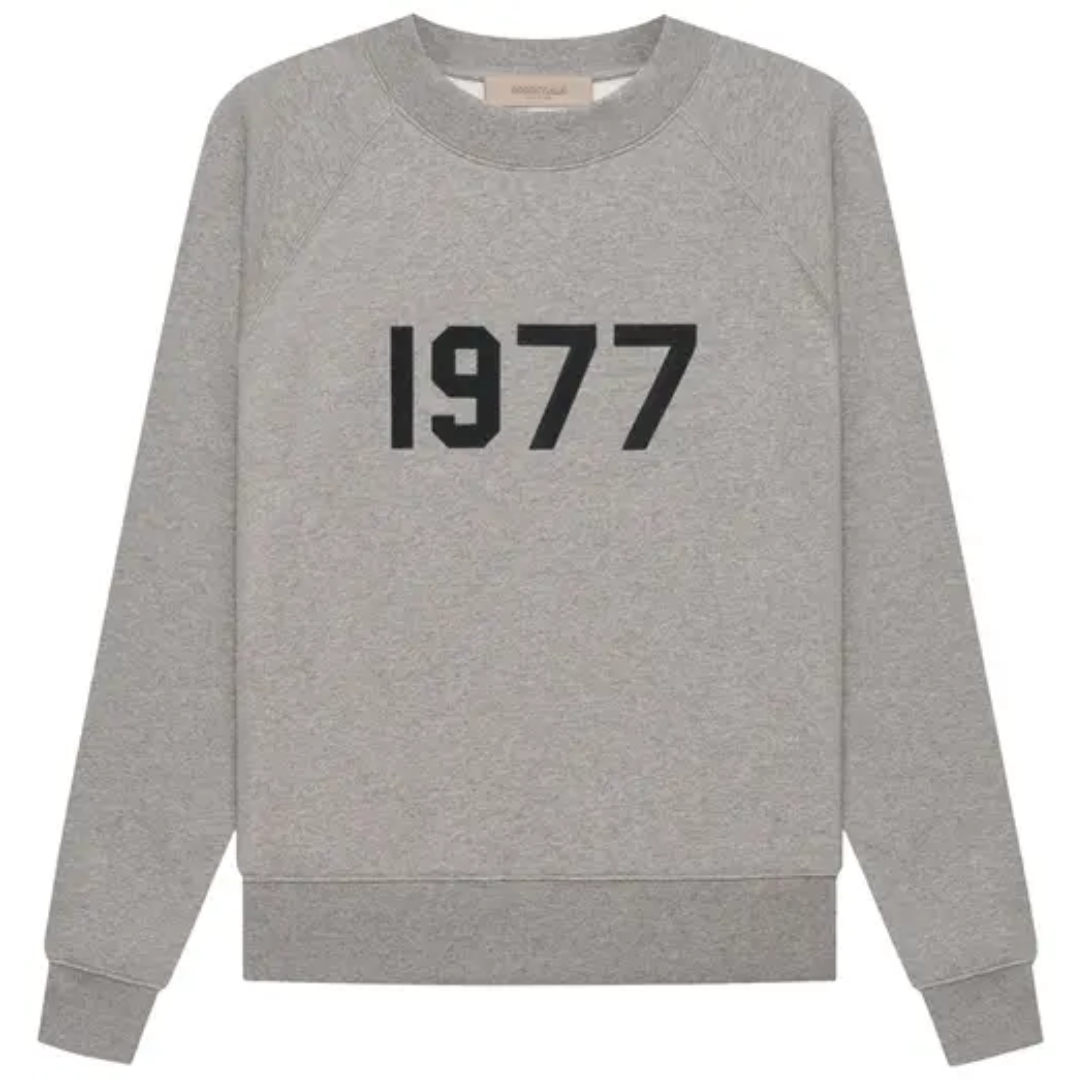 Fear of God FOG Essentials SS22 Crewneck 1977 Dark Oatmeal