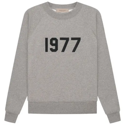 Fear of God FOG Essentials SS22 Crewneck 1977 Dark Oatmeal