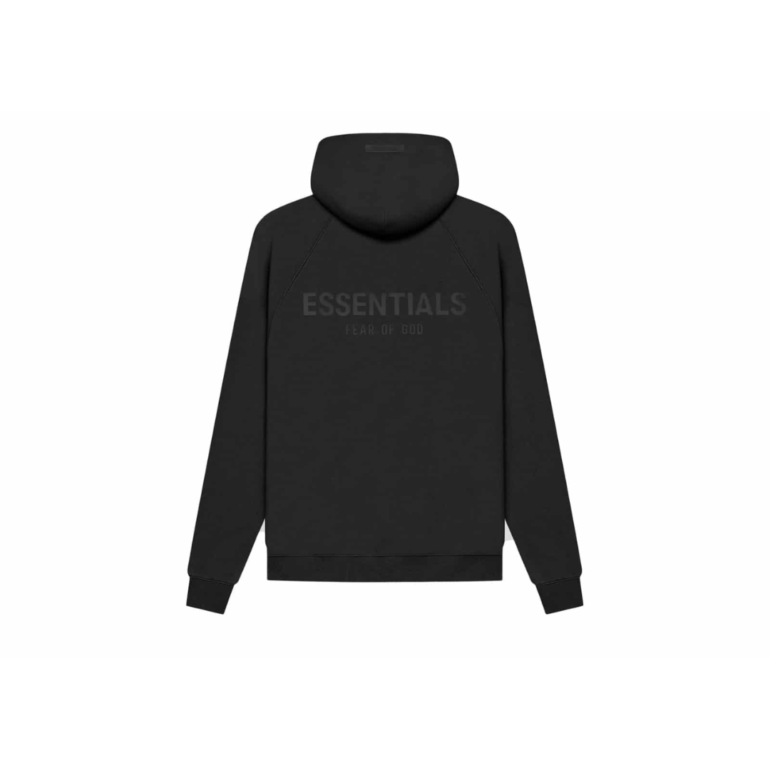 Fear of God FOG Essentials SS20 Full Zip Up Hoodie Black