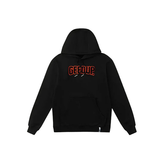 Geedup Play For Keeps Hoodie Black Black Orange