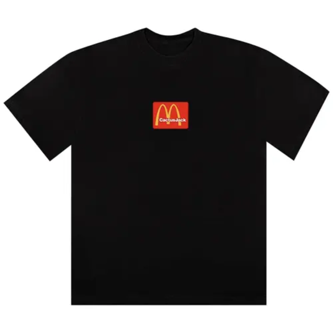 Travis Scott Mcdonalds Sesame II Tee Black Red