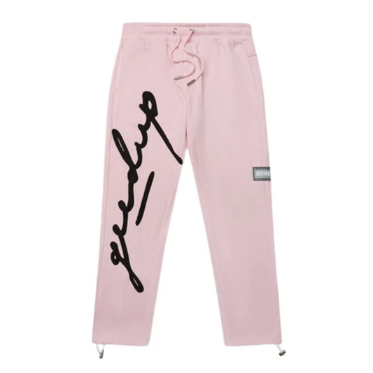 Geedup Signature Sweat Pants Pink Black