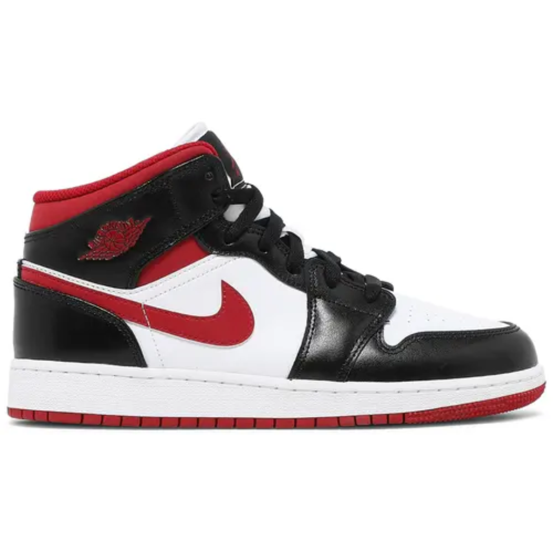 Nike Air Jordan 1 Mid Gym Red Black White Youth