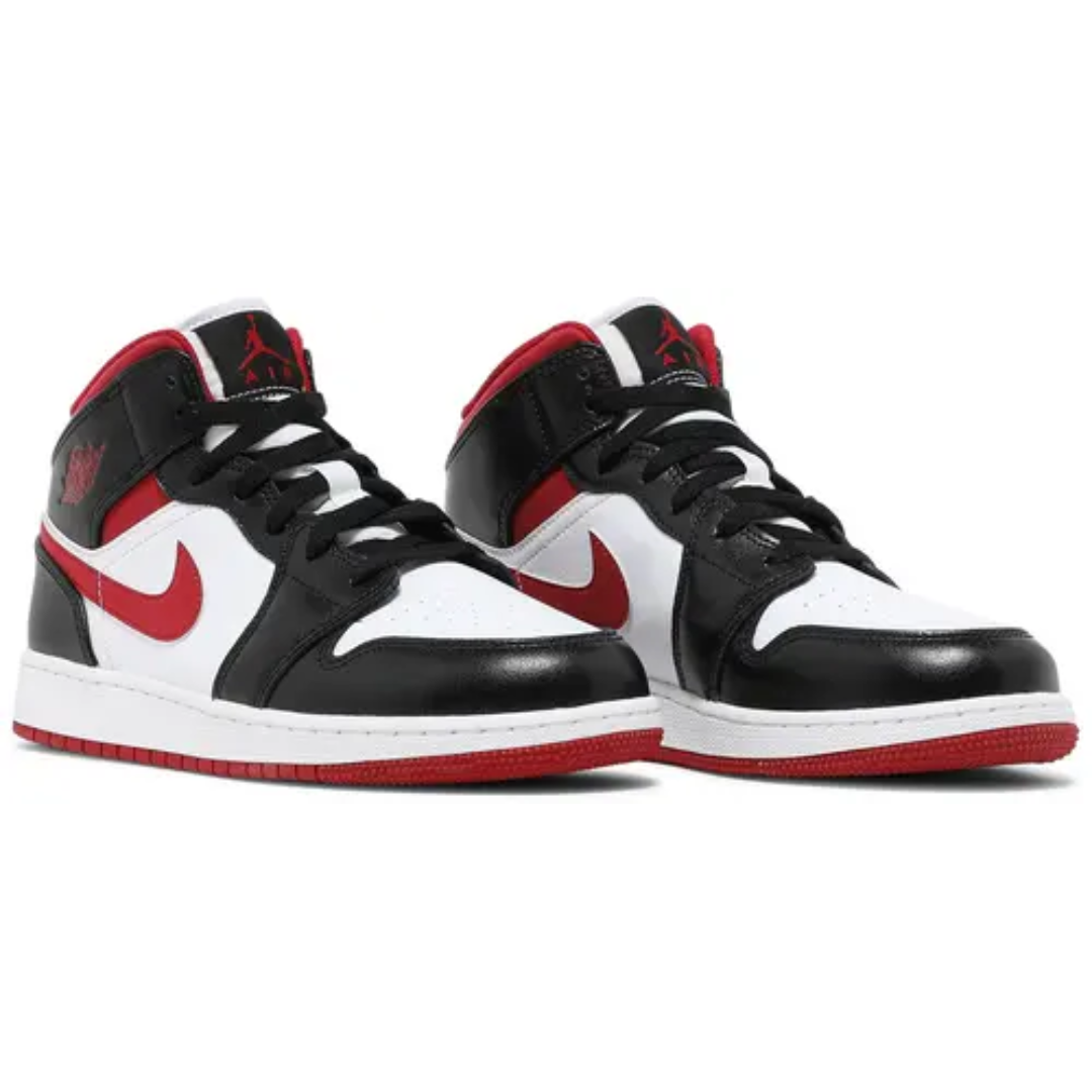 Nike Air Jordan 1 Mid Gym Red Black White Youth