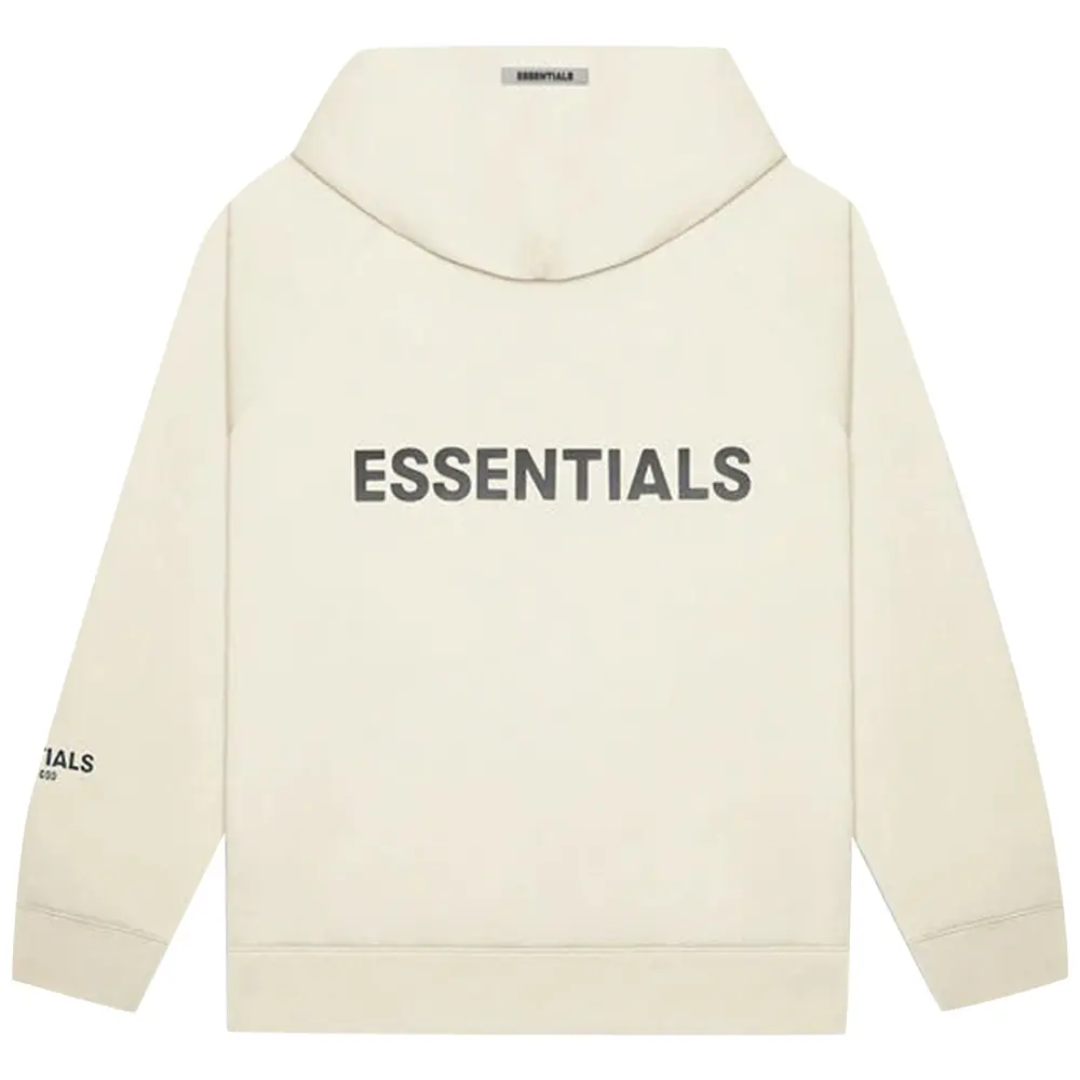 Fear of God FOG Essentials SS20 Full Zip Up Hoodie Buttercream