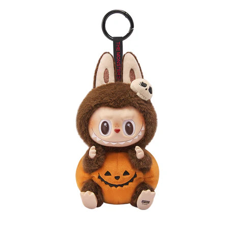 Pop Mart The Monsters LABUBU Happy Halloween Party Series - Sitting Pumpkin Vinyl Plush Pendant