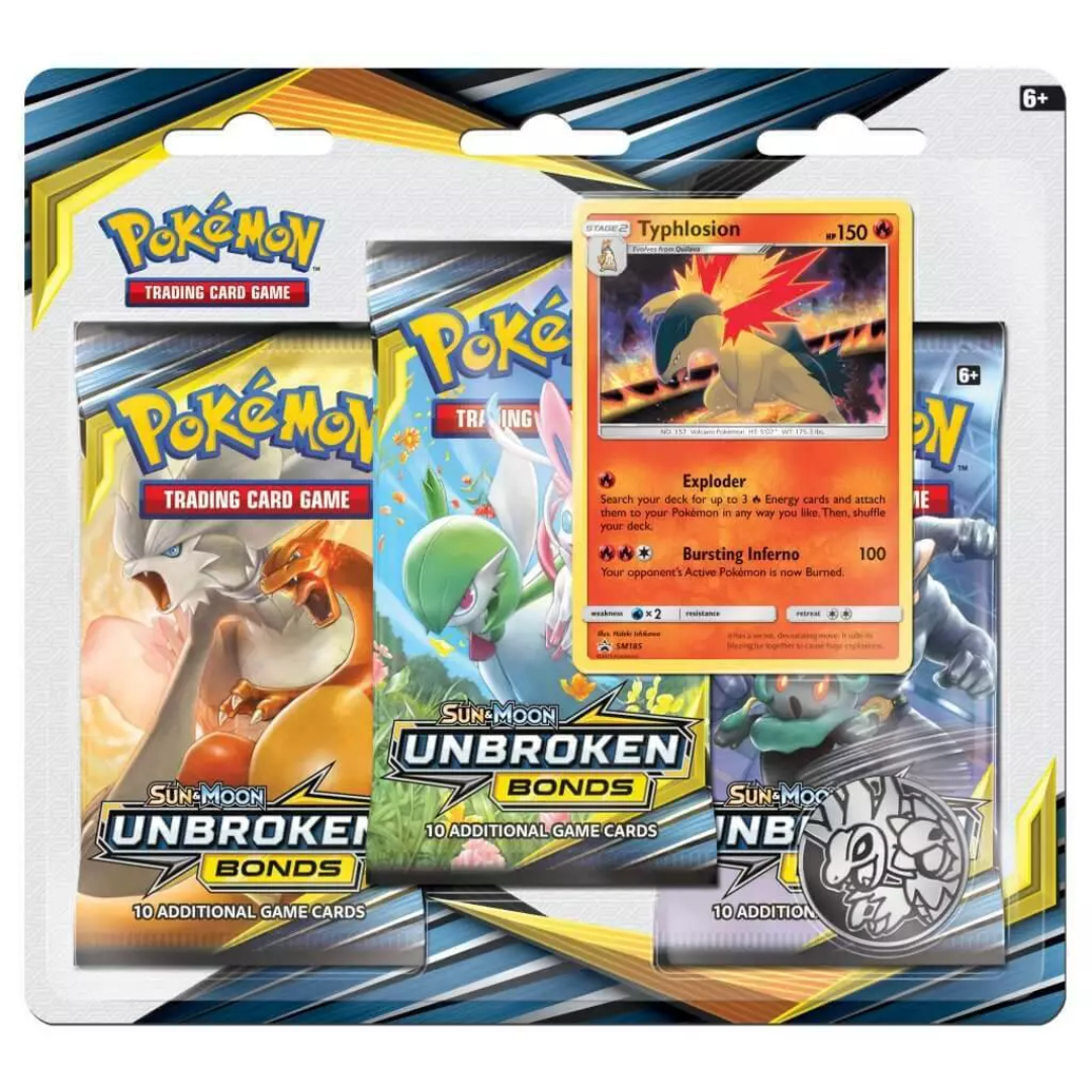 Pokemon TCG Unbroken Bonds 3 Pack Blister